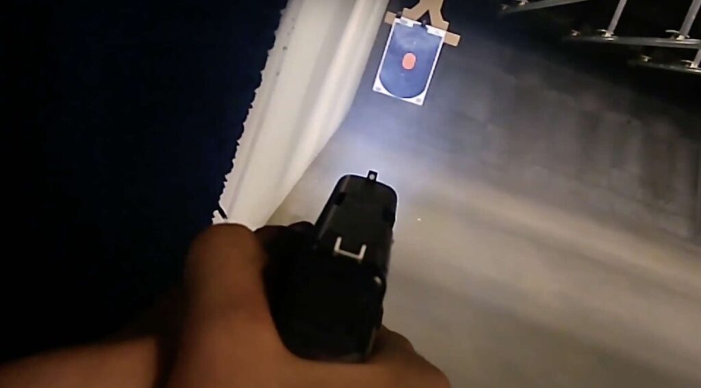 Glock 26 with Streamlight TLR-6 at the range