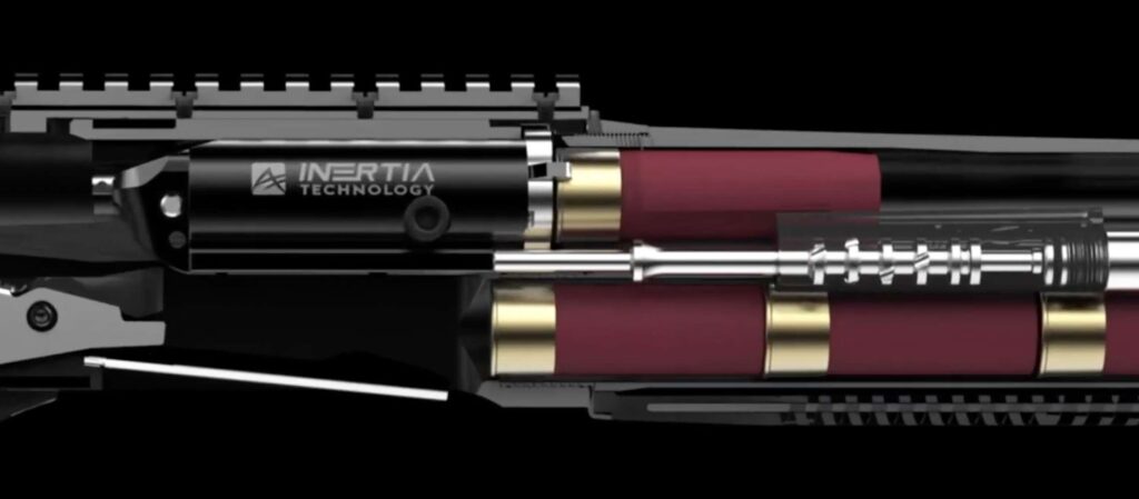 The IT-1's inertia bolt design is similar to the Benelli M4's