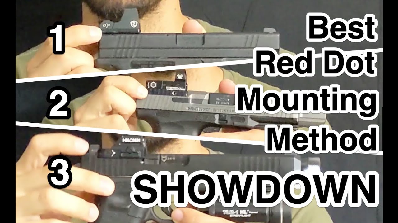 What is the best way to mount a pistol red dot? Best Methods