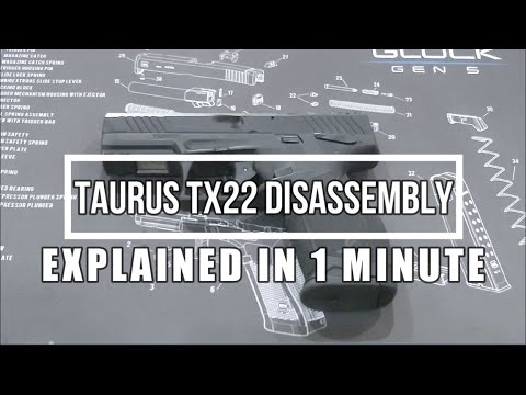 How to disassemble the Taurus TX22 Explained Clearly in 1 Minute