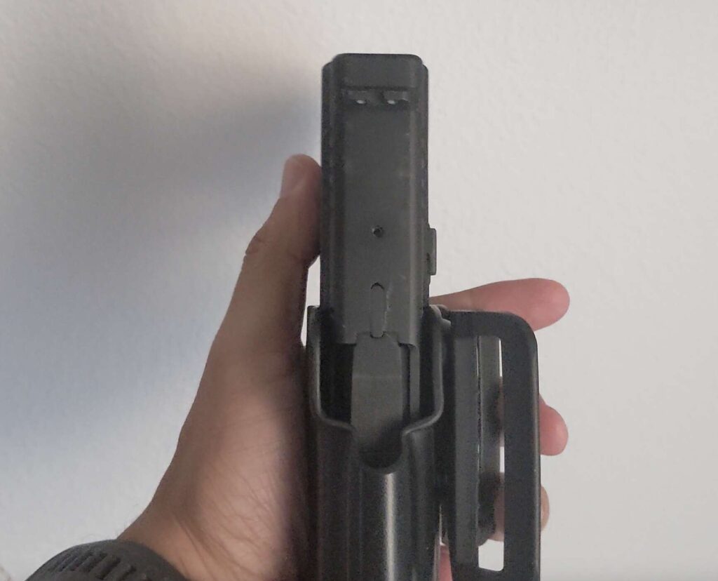 Blade Tech holsters are cut to allow for pistol mounted optics