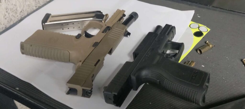 The FN510 is about the same size as most service pistols