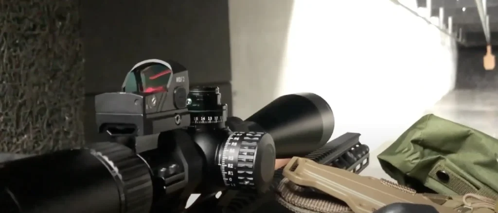 Cyelee Wolf 2 Mounted as Backup to Vortex PST on AR-10