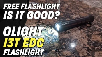 Olight I3T EDC flashlight – Is the freebie flashlight any good?