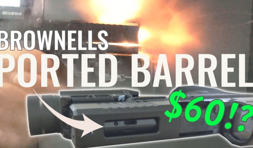 Brownell’s $60 Ported Barrel + Slide – Radian Ramjet Killer