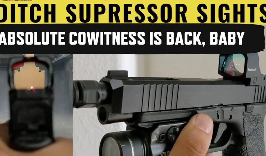 Ditch the Supressor Sights and Achieve an Absolute Cowitness with Dawson Precision Sights