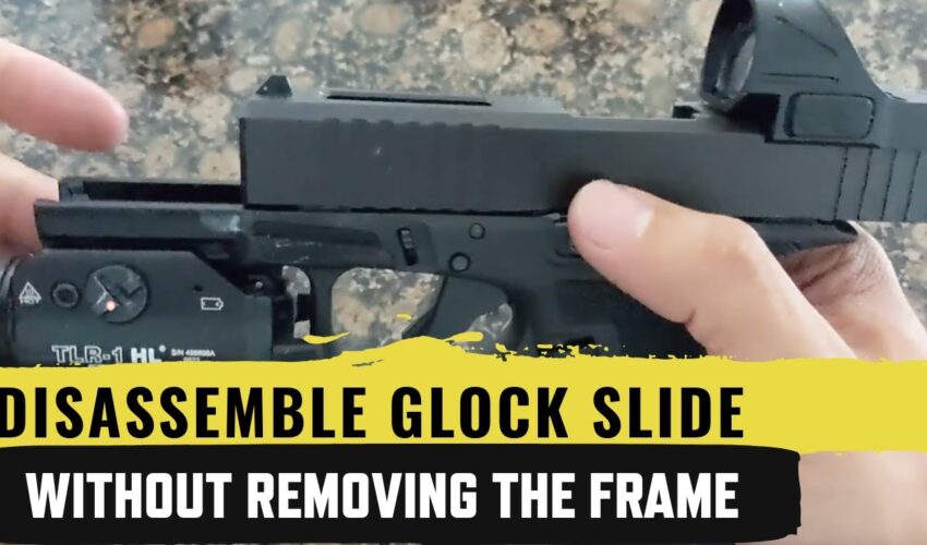 How to Disassemble a Locked up Glock Slide while On the Frame