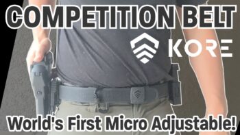 Kore Competition Belt: The World’s First Micro Adjustable Shooting Belt