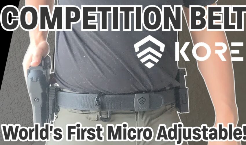 Kore Competition Belt: The World’s First Micro Adjustable Shooting Belt