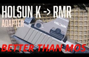 Mount a Holosun 407K/507K to Trijicon RMR Footprint with this one EASY Hack