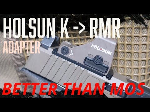 Mount a Holosun 407K/507K to Trijicon RMR Footprint with this one EASY Hack