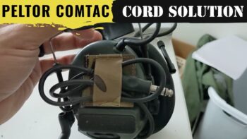 Peltor Comtac : $8 Fix for Dangling Cords