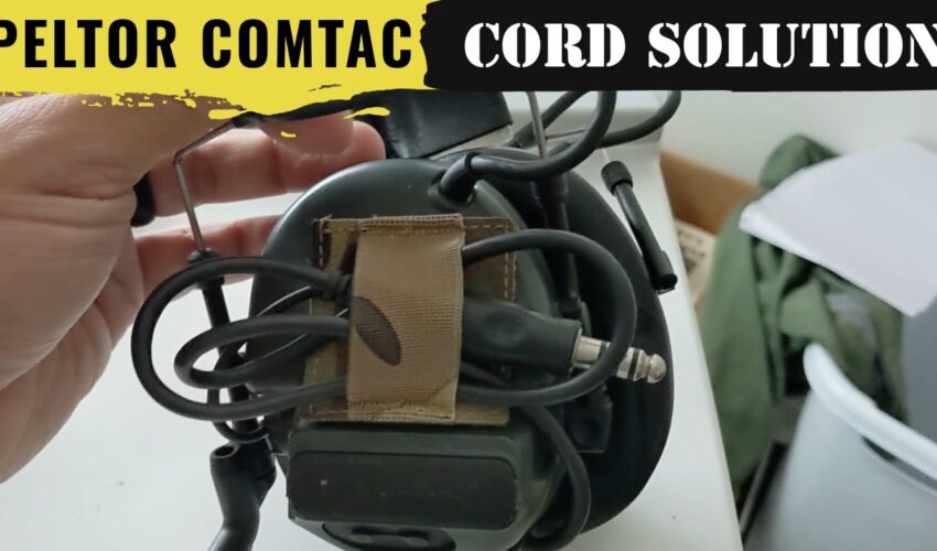 Peltor Comtac : $8 Fix for Dangling Cords