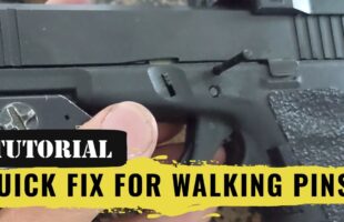 Quick Fix for Walking Frame Pins on a Glock Pistol