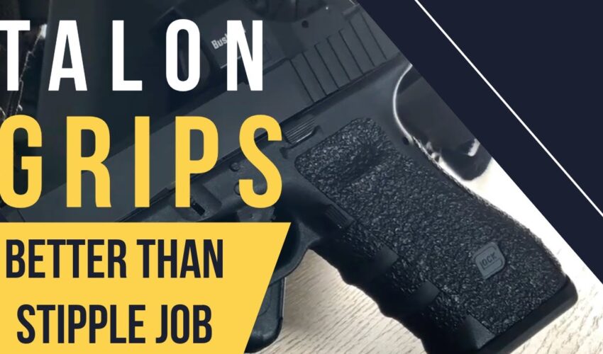 Talon Grips, are they better than a pistol stipple Job?